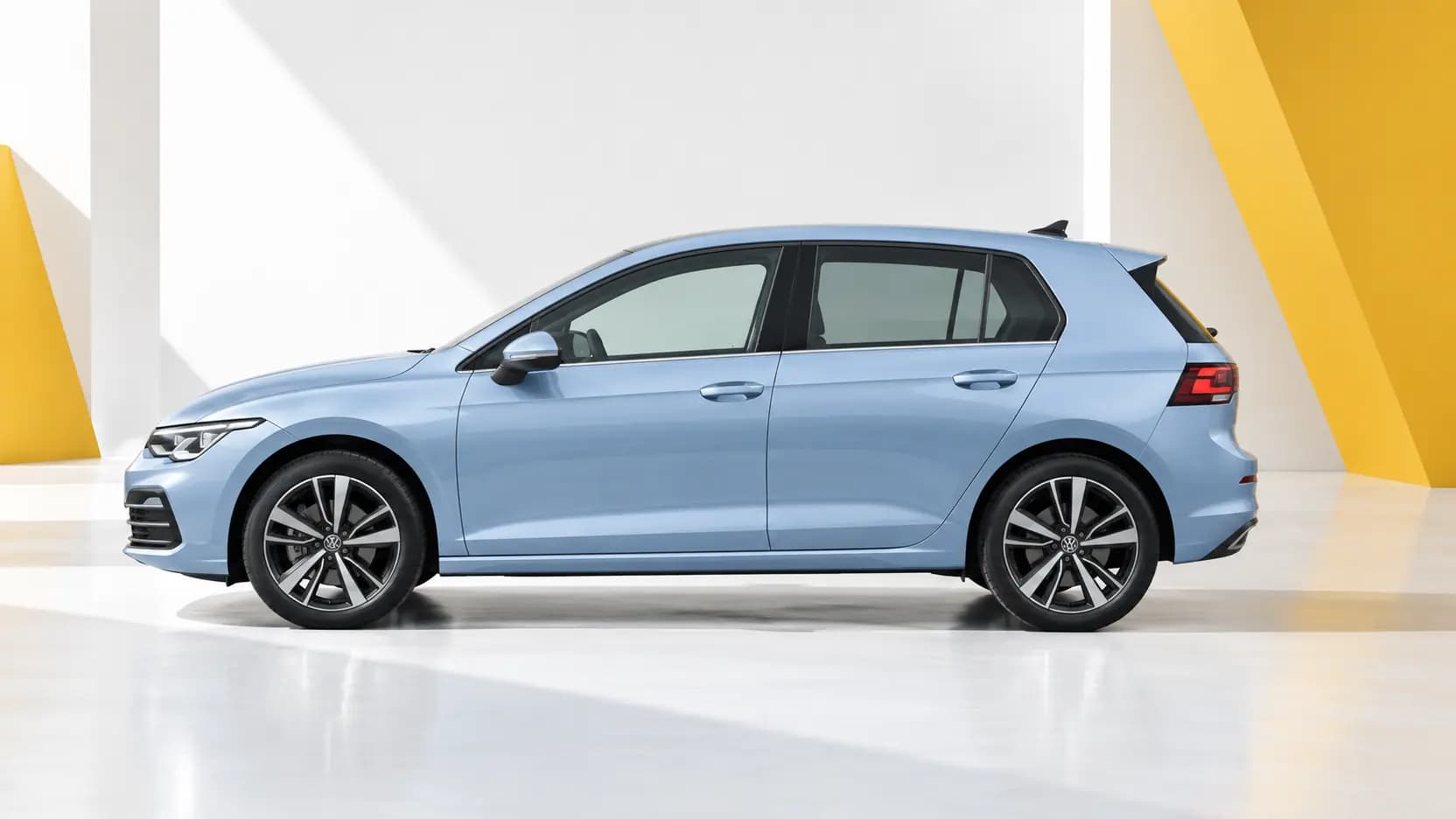 Volkswagen Golf profil et proportions de la carrosserie