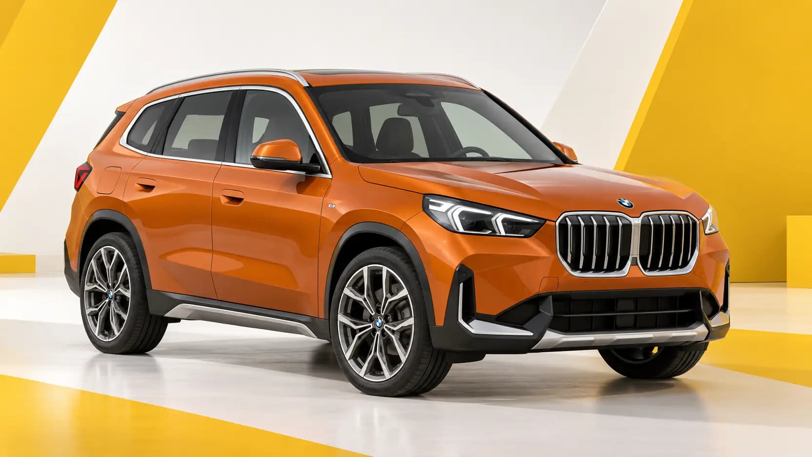 BMW X1 vu de trois quarts avant
