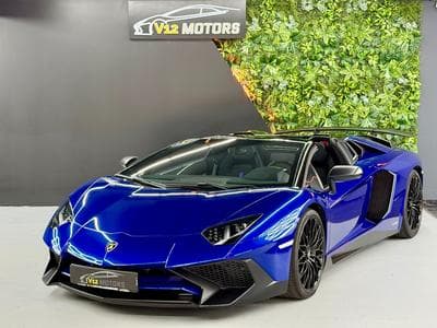 Lamborghini Aventador SV Roadster AD Personam Blu Sideris Full PPF Echap Sport (2016) - Foto 1