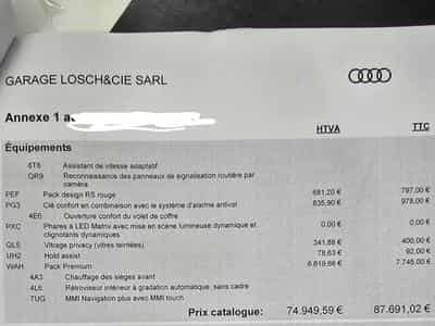 Audi RS3 TFSI Limousine quattro S tronic (2024) - Photo 9