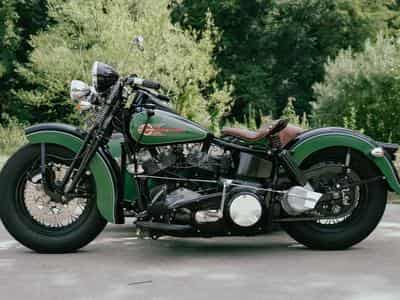 Harley-Davidson Shovelhead Gespann, E-Starter, Kick Starter (1977) - Photo 2