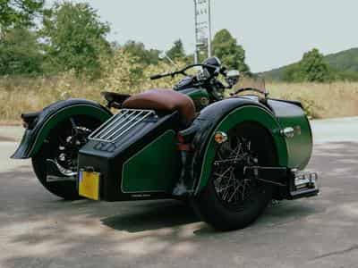 Harley-Davidson Shovelhead Gespann, E-Starter, Kick Starter (1977) - Photo 3