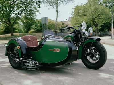 Harley-Davidson Shovelhead Gespann, E-Starter, Kick Starter (1977) - Photo 5