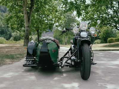 Harley-Davidson Shovelhead Gespann, E-Starter, Kick Starter (1977) - Photo 6