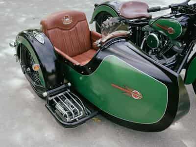 Harley-Davidson Shovelhead Gespann, E-Starter, Kick Starter (1977) - Photo 11
