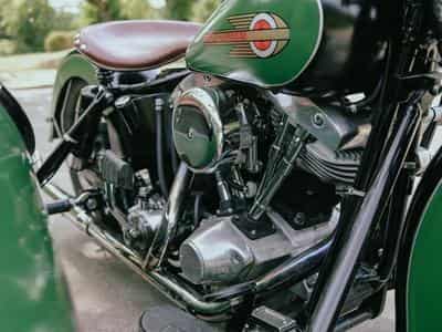 Harley-Davidson Shovelhead Gespann, E-Starter, Kick Starter (1977) - Photo 12