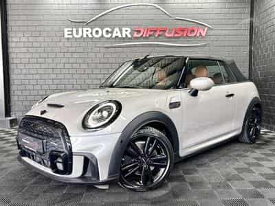 Mini Cooper S Cabriolet JCW 178 CV *CAM* *HARMAN* *TÊTE HAUTE* *CUIR* (2023) - Photo 2