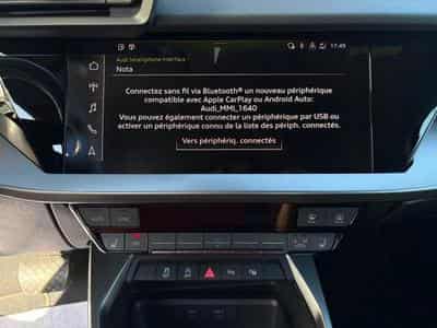 Audi A3 Sportback S-Line/Apple Carplay/ Camera/Sièges chauffants/GPS (2022) - Photo 7