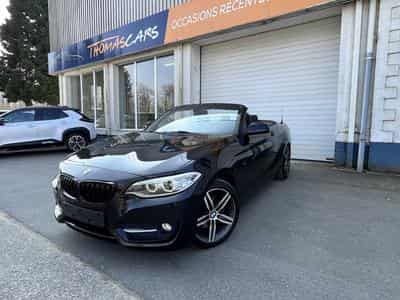 BMW 220 i Cabriolet - pack sport - full cuir chauffant - camera - Xe (2015) - Photo 1