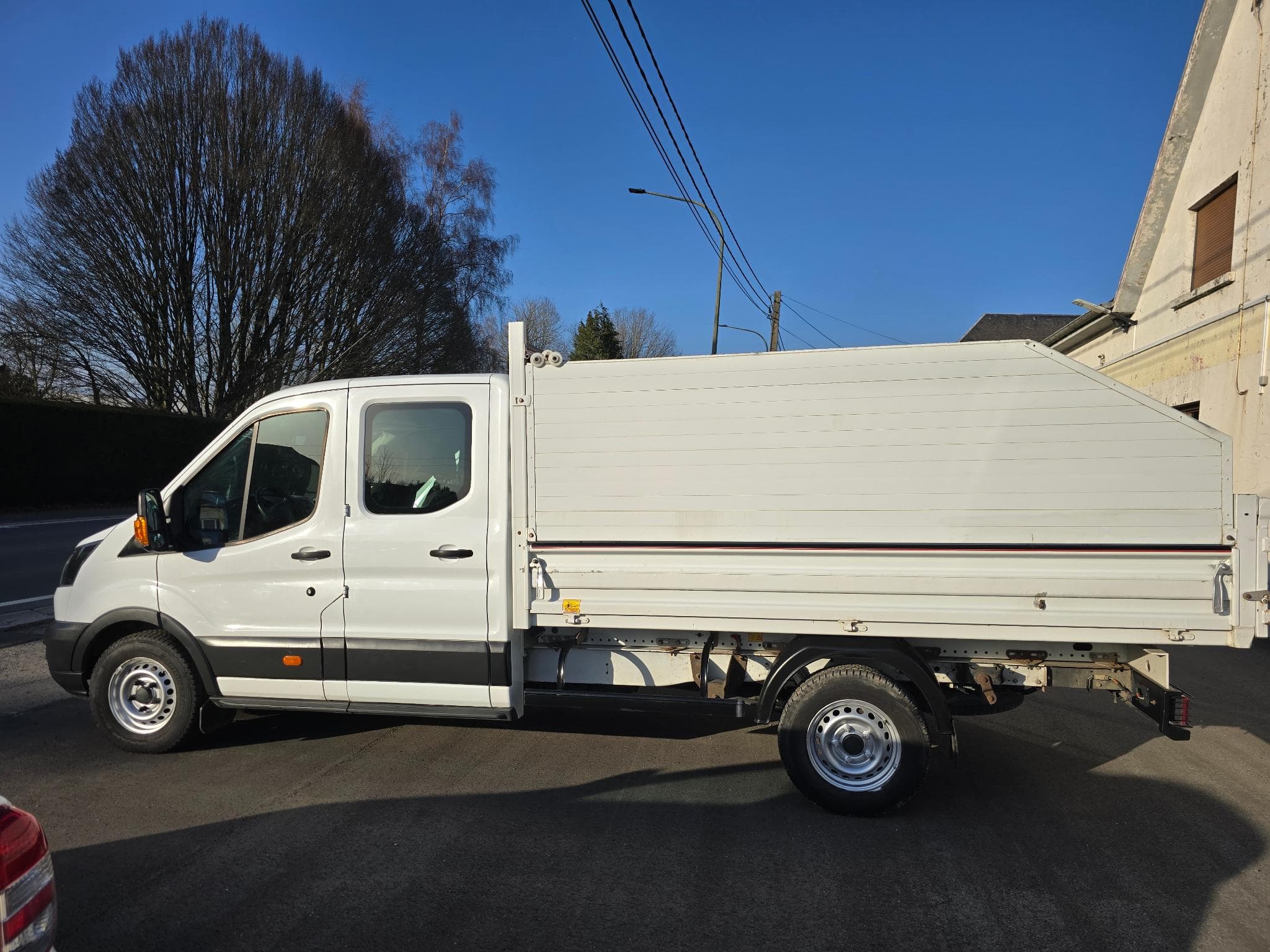 Ford Transit 2T Double cabine benne basculante 4X4 (2019) - Photo 4