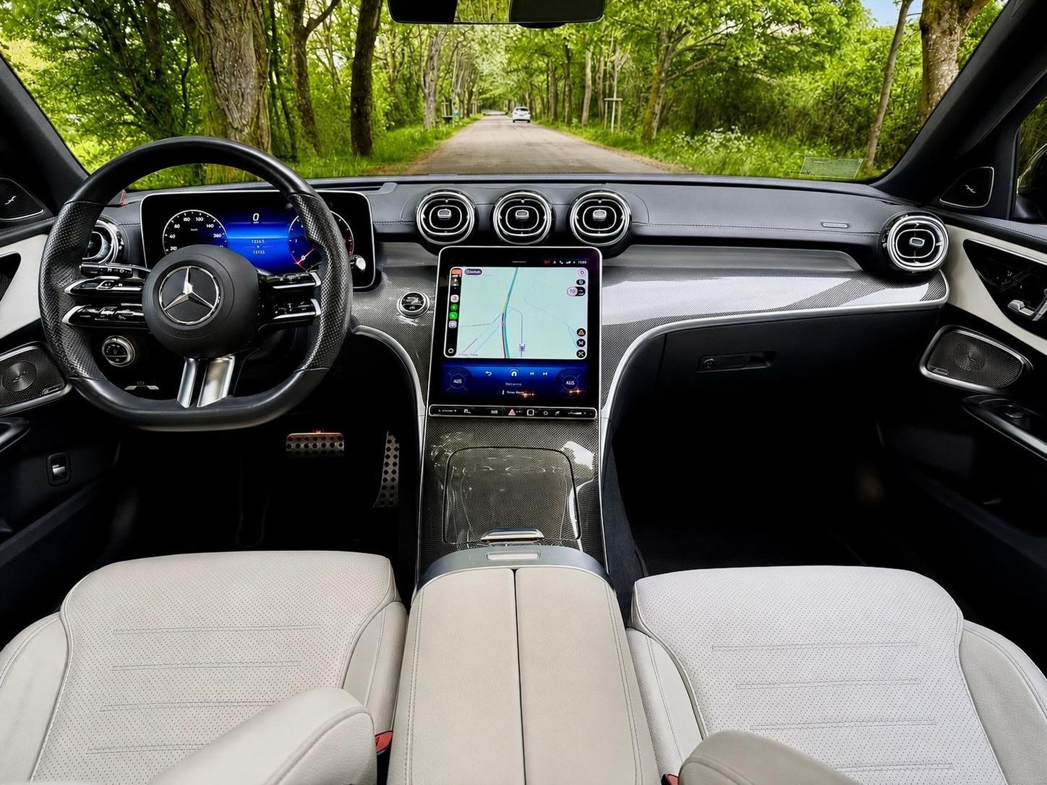 Mercedes C 220 C 220d AMG Avantgarde LED+Night+Ka+Keyl. (2022) - Foto 7