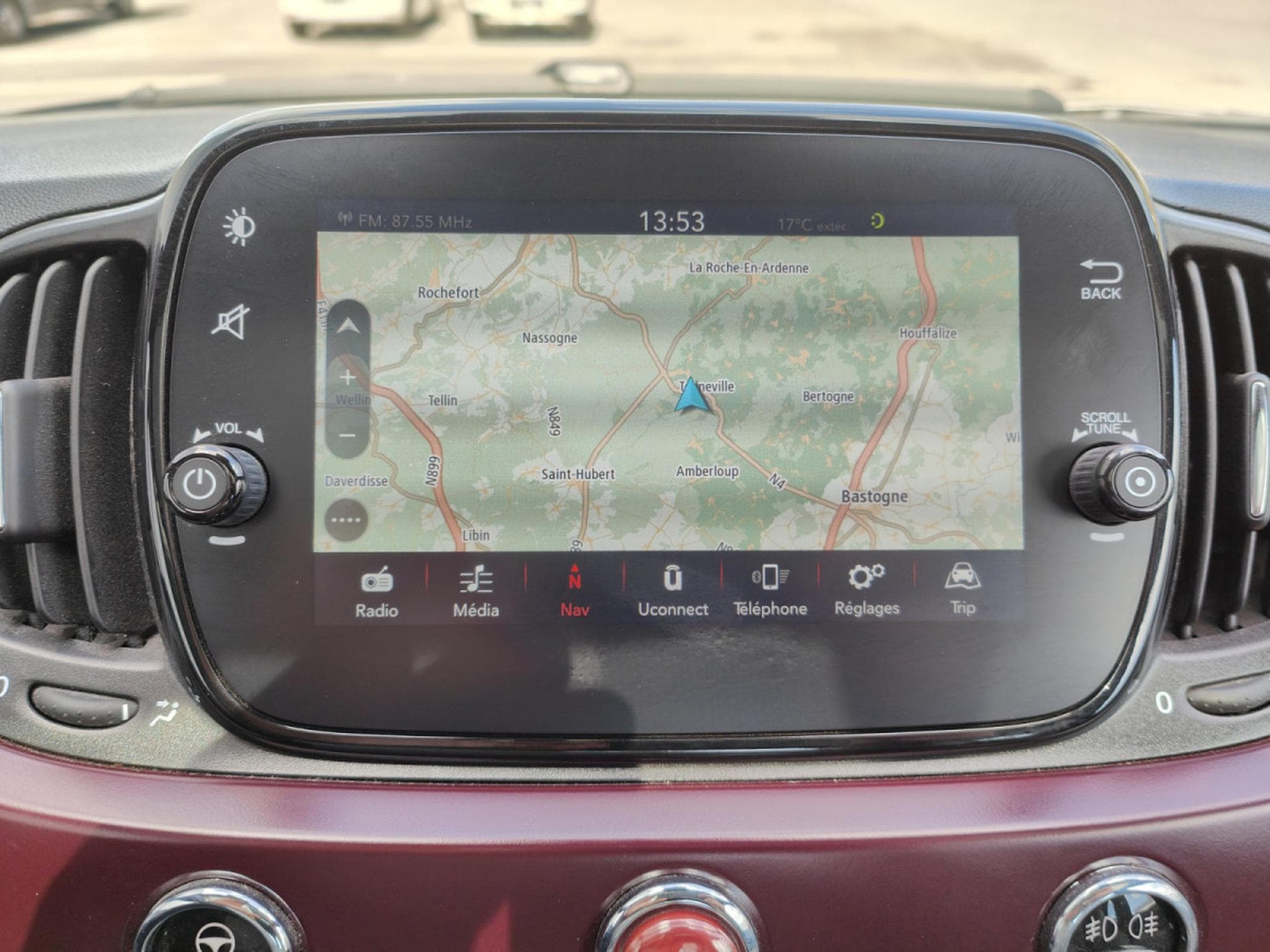 Fiat 500 1.2 MULTIJET GPS SIEGES CHAUFFANTS TOIT PANO CRUISE (2019) - Foto 16