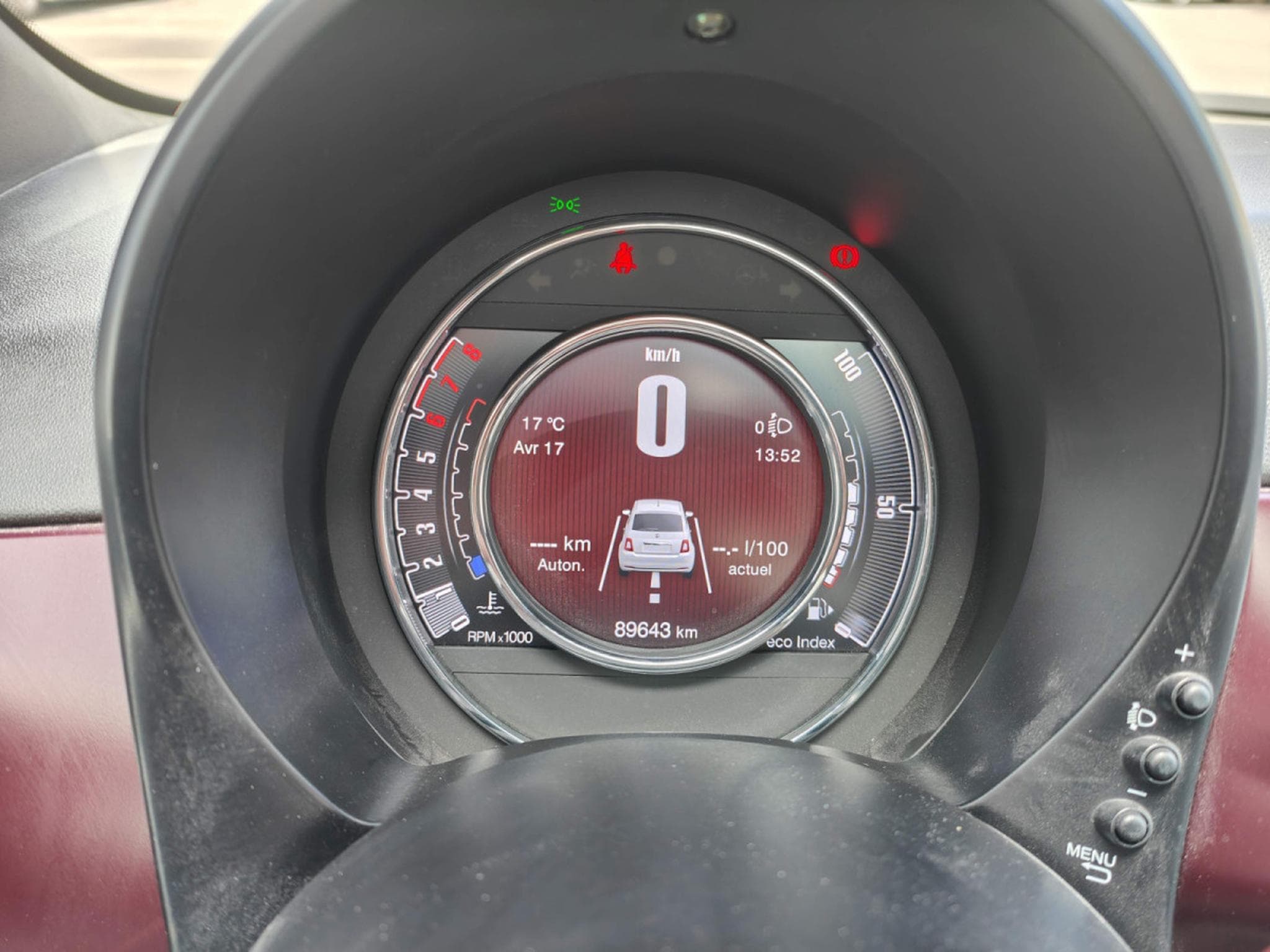 Fiat 500 1.2 MULTIJET GPS SIEGES CHAUFFANTS TOIT PANO CRUISE (2019) - Photo 14