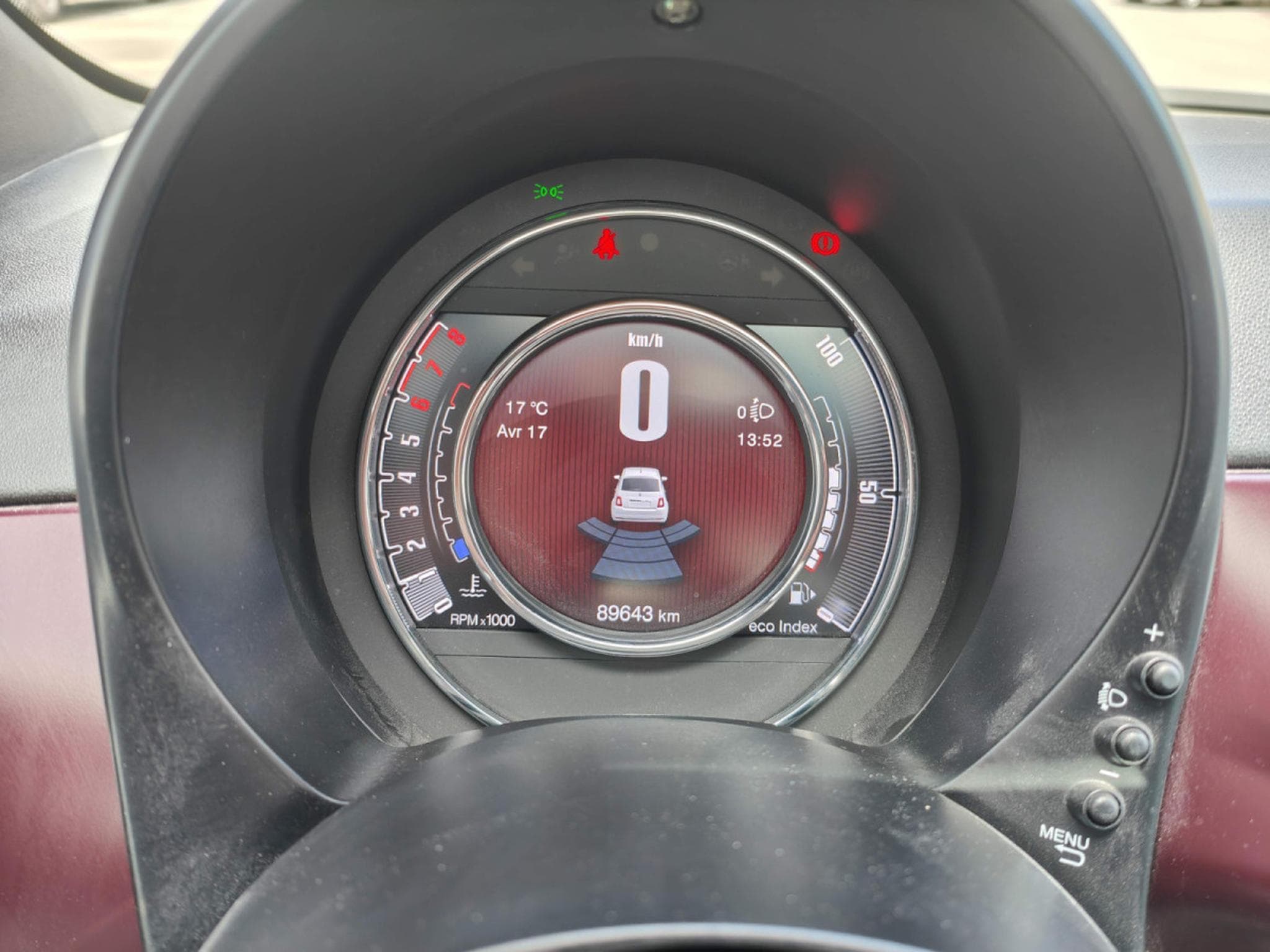 Fiat 500 1.2 MULTIJET GPS SIEGES CHAUFFANTS TOIT PANO CRUISE (2019) - Photo 15