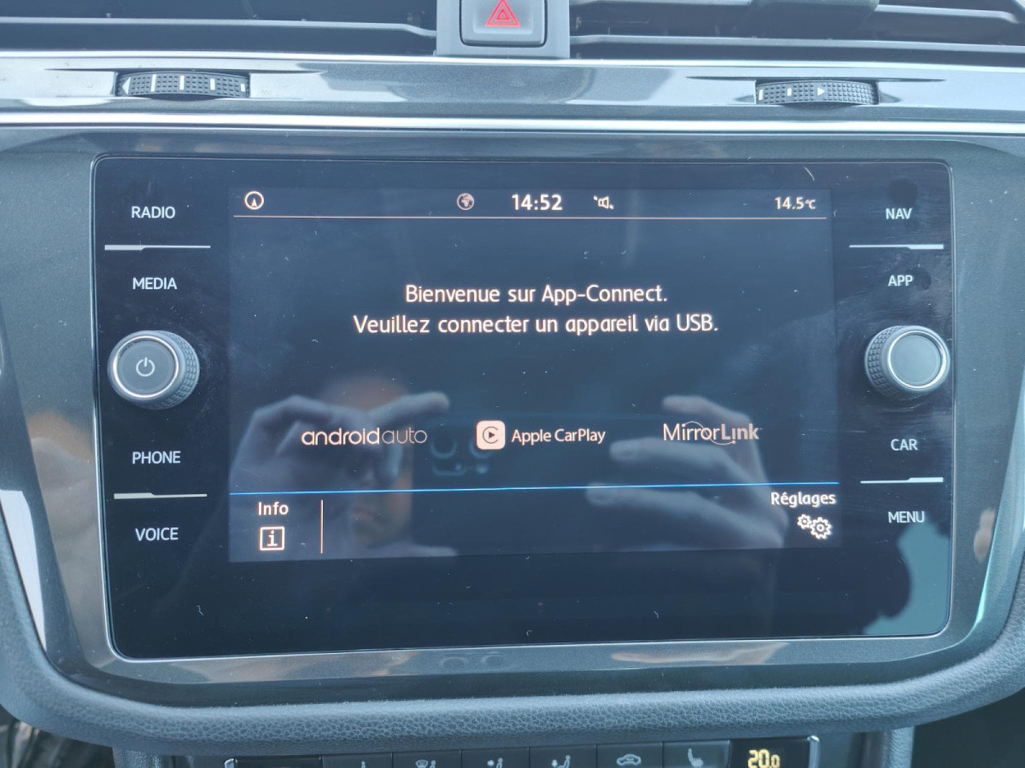 VW Tiguan 2.0 TDI DSG CARPLAY CAMERA GPS CRUISE ADAPTATIF (2020) - Photo 19