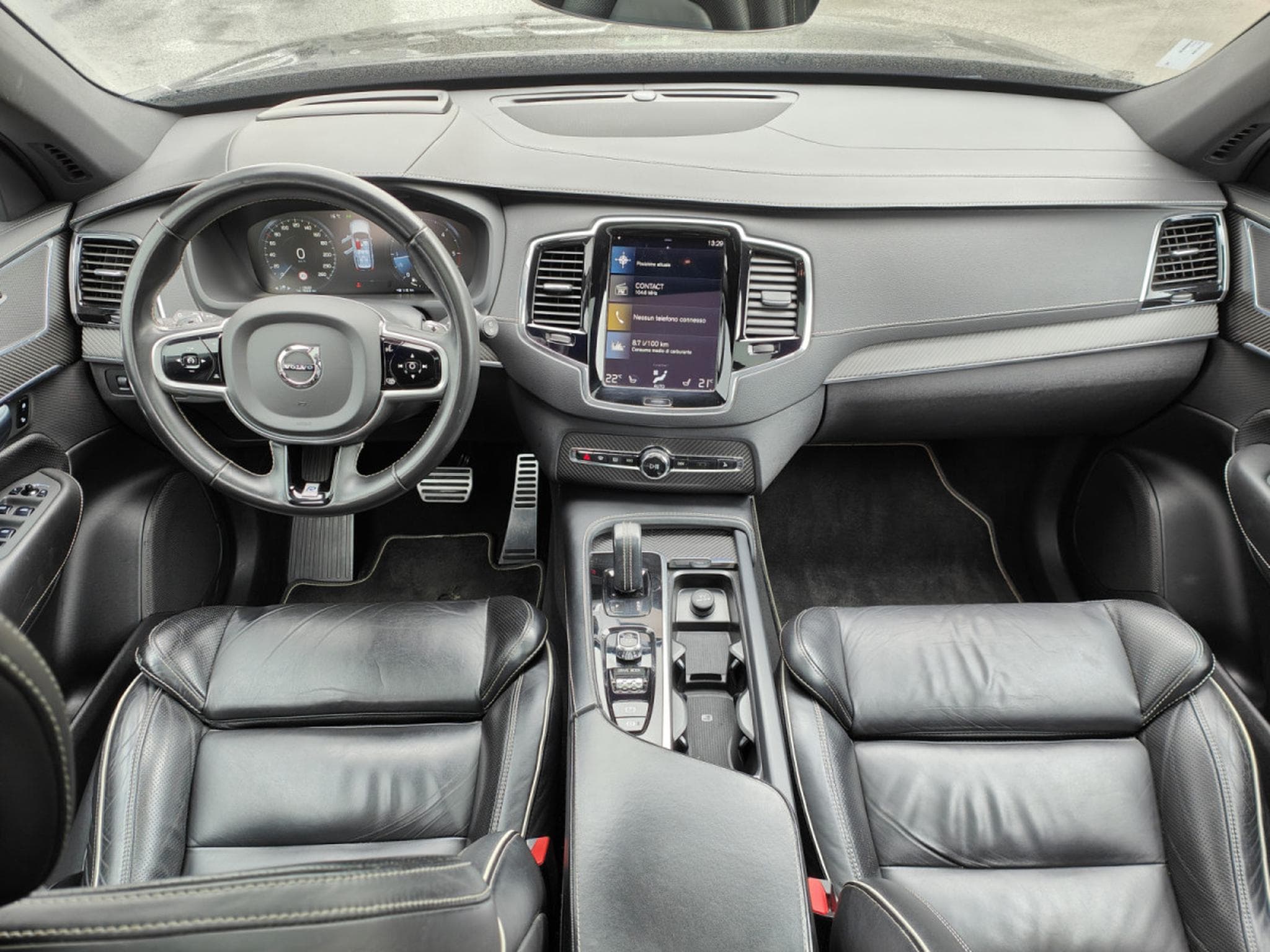 Volvo XC90 B5 AWD R-DESIGN 7 PLACES TOIT OUVRANT CARPLAY CAMERA (2019) - Foto 12