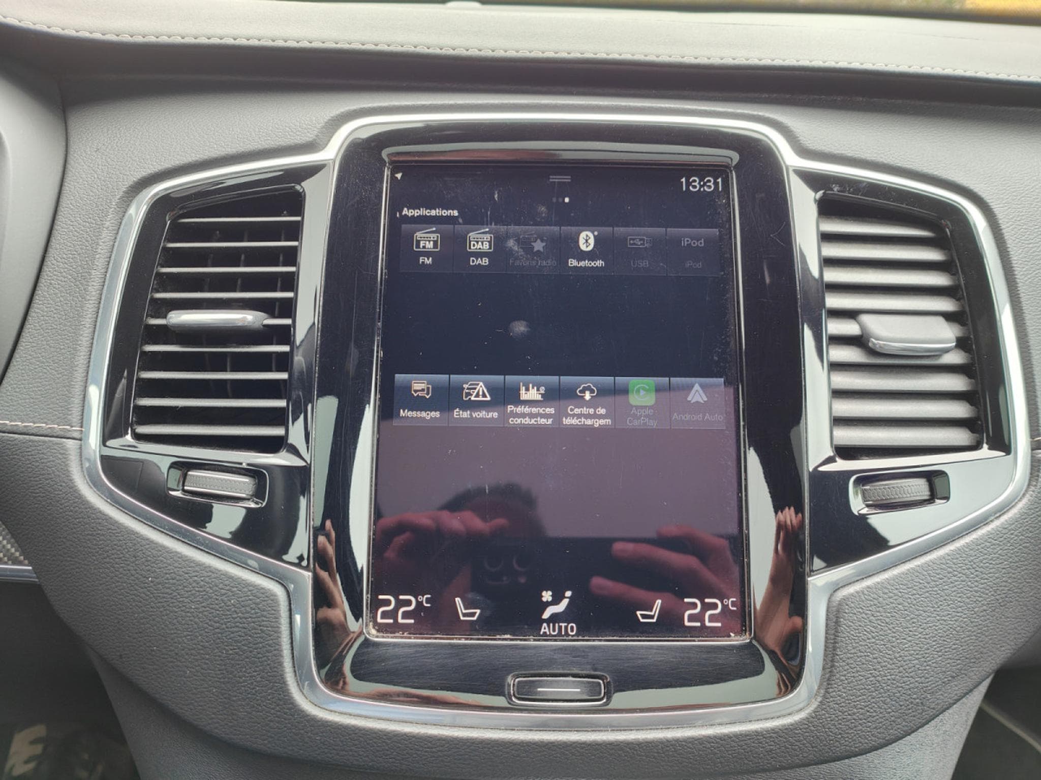 Volvo XC90 B5 AWD R-DESIGN 7 PLACES TOIT OUVRANT CARPLAY CAMERA (2019) - Foto 18