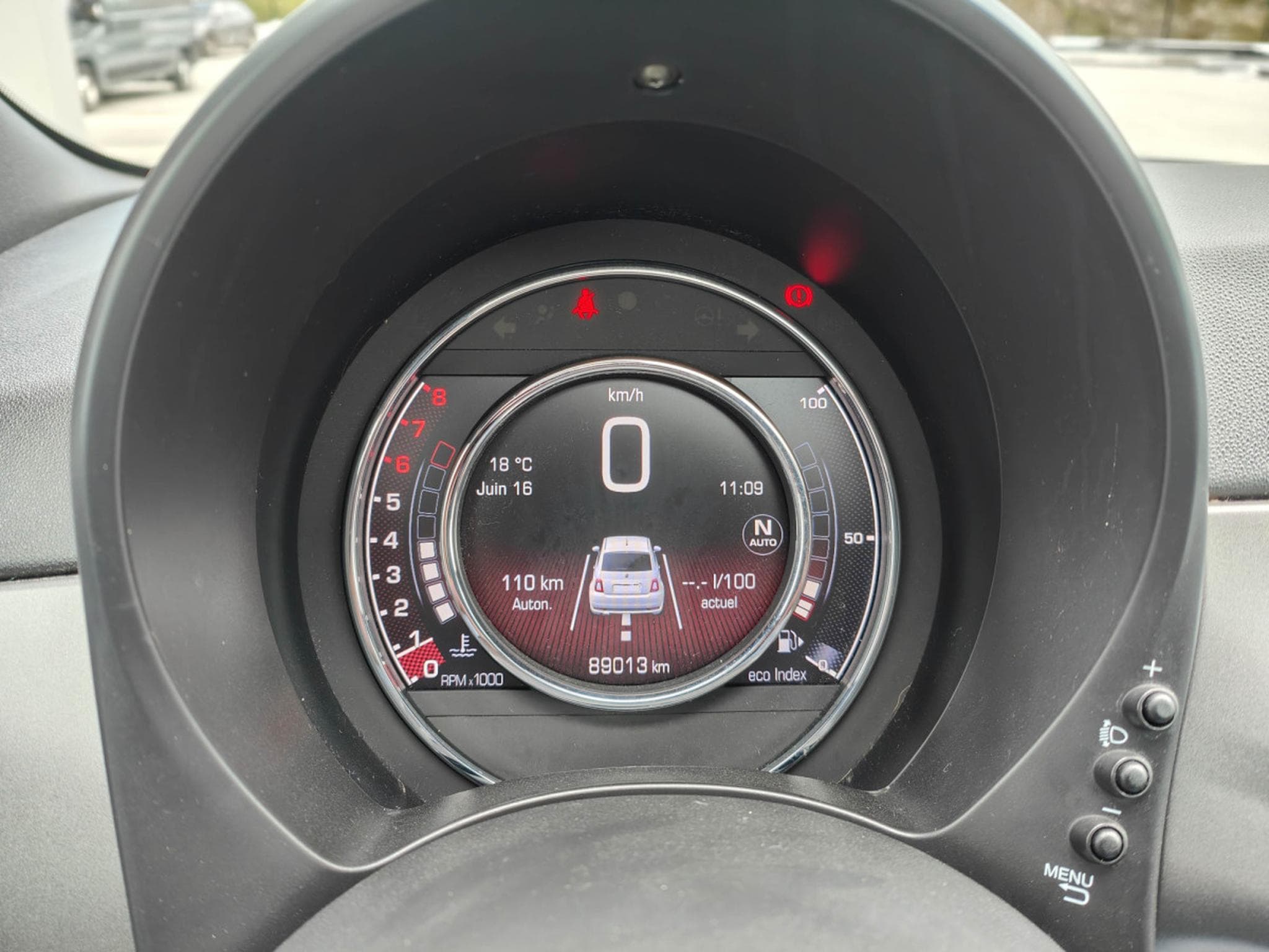Fiat 500 1.2I GPS CLIM TOIT PANO CRUISE BLUETOOTH (2017) - Foto 21