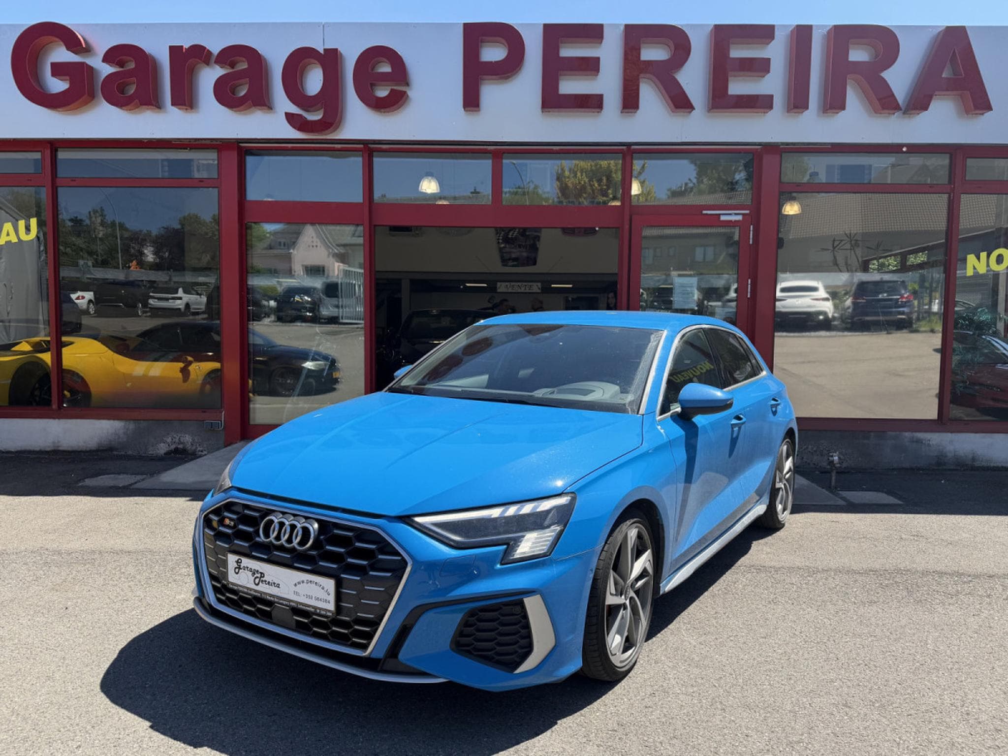 Audi S3 2.0 TFSI QUATTRO SPORTBACK HEAD UP BANG OLUFSEN CUIR NAVI 1 (2021) - Photo 2