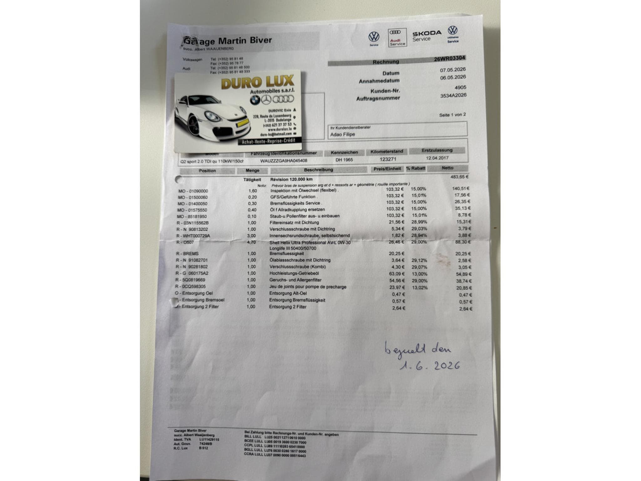Audi Q2 2.0 tdi 150ch Quattro DSG automatique 1-prop (2017) - Photo 14