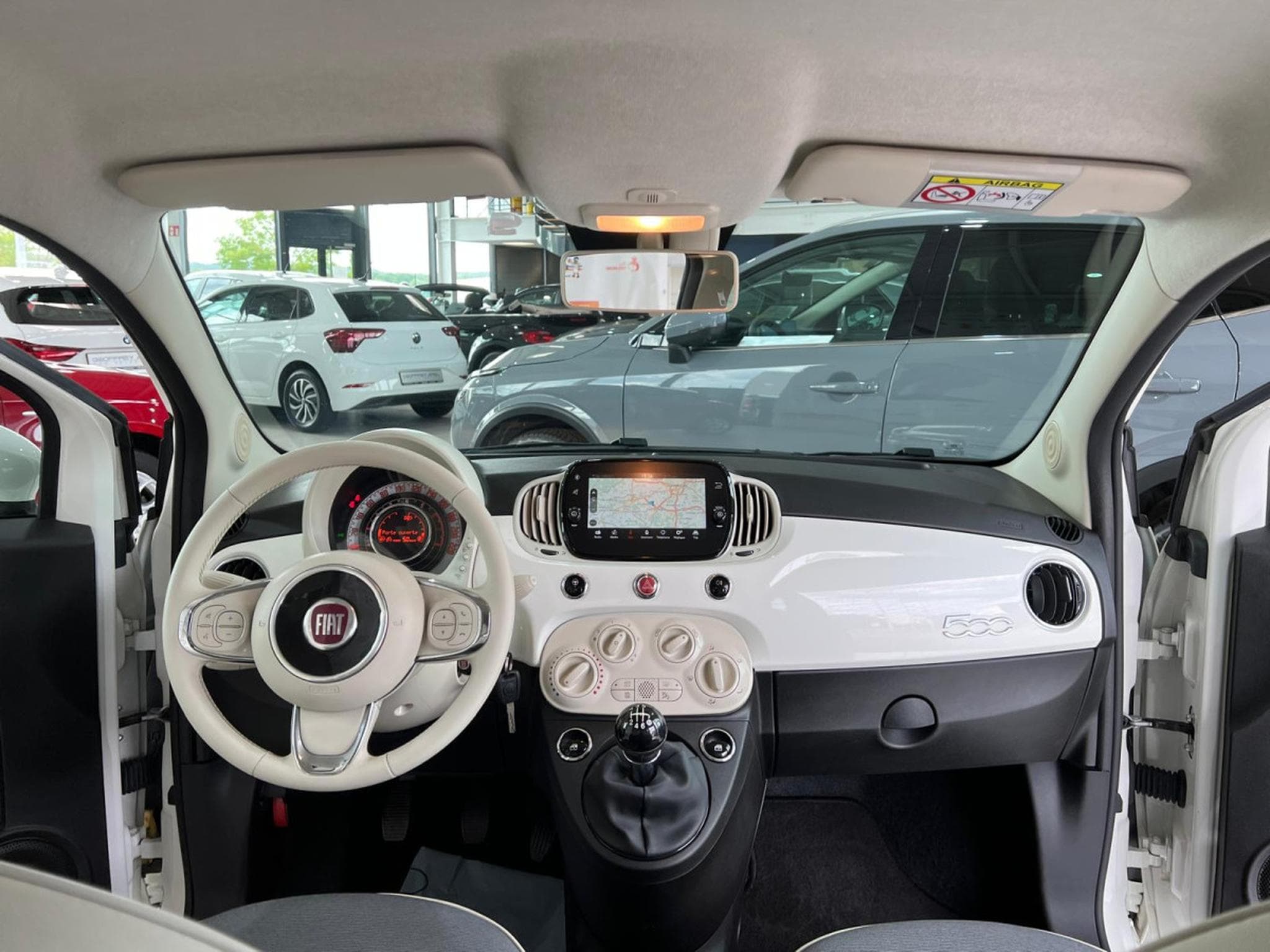 Fiat 500 LOUNGE 1.0i HYBRID 70, CUIR-PARTIEL, REGULATEUR, PARKTRONIC (2020) - Photo 7
